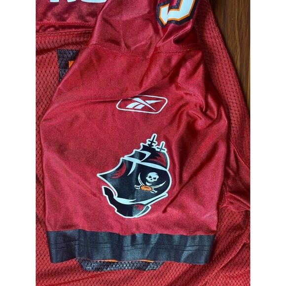 Tampa Bay Buccaneers #5 Josh Freeman NFL Red Reebok Onfield Screen Jersey Mens S - Picture 7 of 9